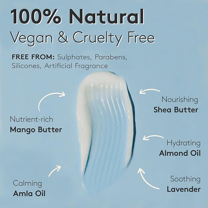 Delhicious Dry Itchy Scalp Treatment Moisturizer Balm - Amla Hair Oil, Shea Butter & Mango Butter - Scalp-Eaze - Psoriasis Scalp Treatment, Dry Scalp Serum - SLS Free, Natural, Vegan, Ayurveda - 65ml