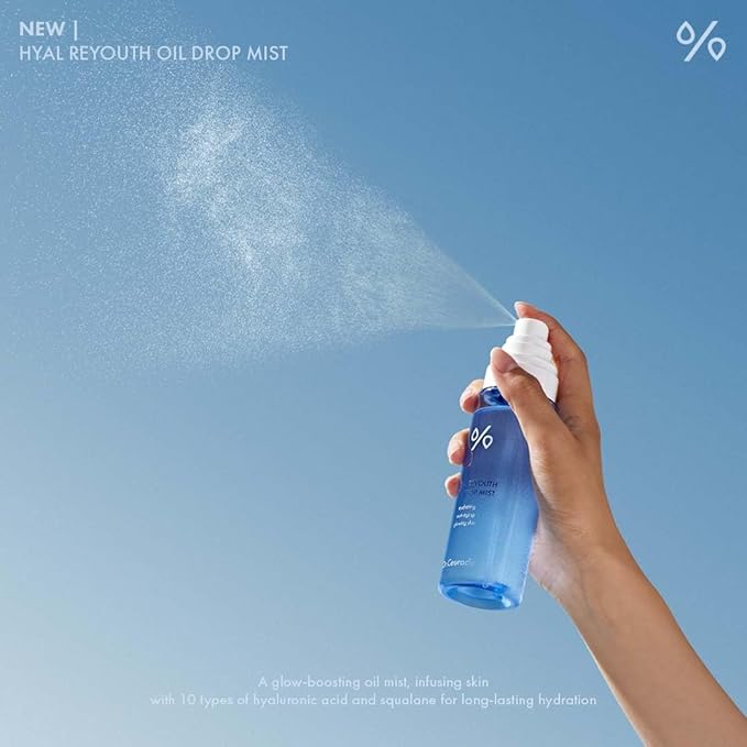 leegeehaam Dr.Ceuracle Hyal Reyouth Oil Drop Mist (125ml / 4.22 fl. oz.) - Facial Serum Mist with Hyaluronic Acid, Panthenol, Fructan, Soothing and Hydrating for All Skin Types