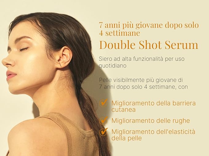 HAMEL Vegan Double Shot 12GF Core Glow Mist Serum, with Peptides, Collagen and Jojoba Oil, Glow Elasticity Spray Serum for Younger Looking Skin, All in One Care, 3.38 fl.oz.