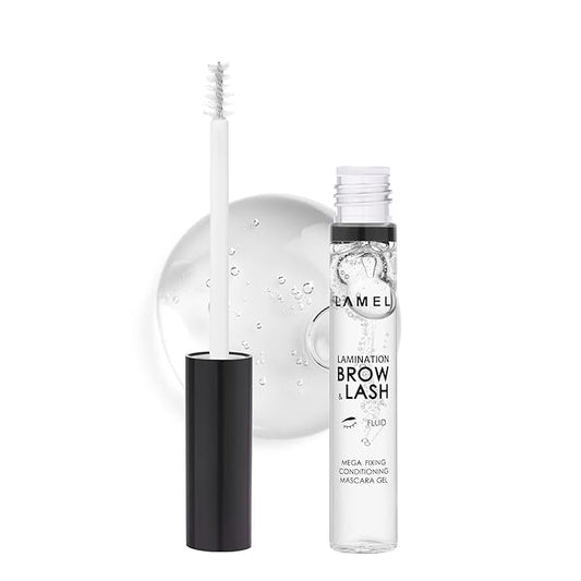 Lamination Clear Brow and Lash Gel - Megafixing Eyebrow Glue, Eyebrow Gel, Waterproof & Sweat-Proof Clear Mascara, Setting for Feathered & Fluffy Brows - Flawless Eyebrow Makeup