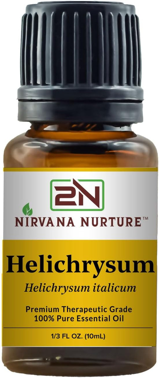 Helichrysum Essential Oil 100% Pure Premium Therapeutic Grade, Undiluted - Aromatherapy Diffuser for Calm and Relaxation, Skin Care, Hair Care