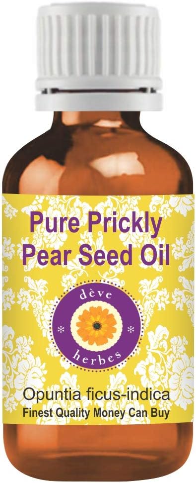 dève herbes Pure Prickly Pear Seed Oil (Opuntia ficus-Indica) Natural Therapeutic Grade Infused 30ml (1 oz)