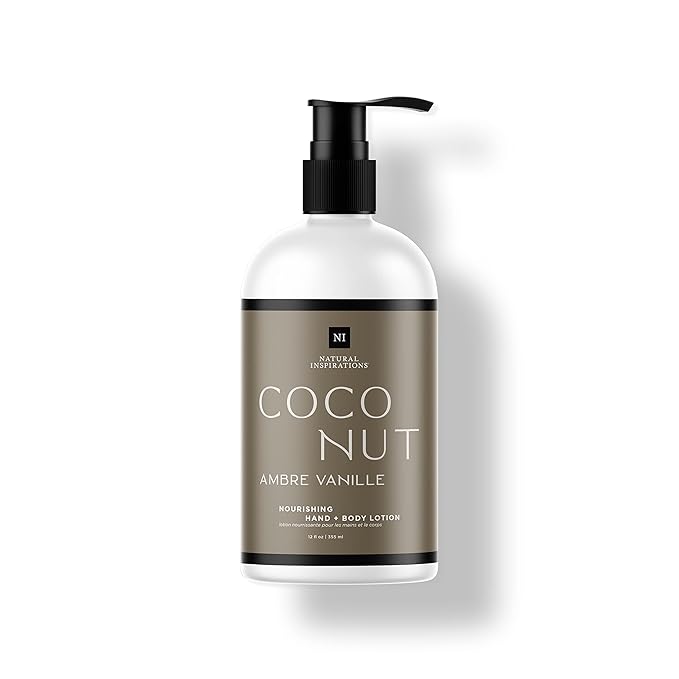 Natural Inspirations Coconut Ambre Vanille Nourishing Hand + Body Lotion 12oz