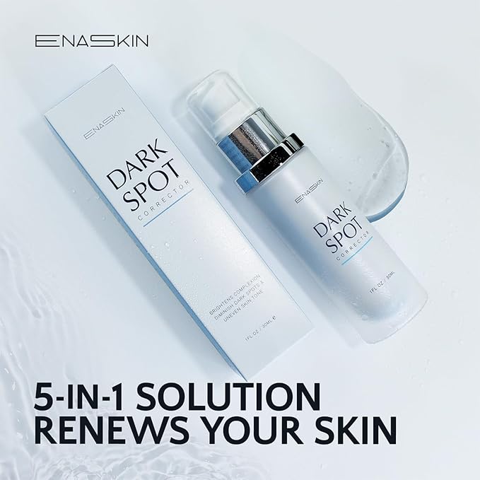 Dark Spot Corrector for Face and Body: EnaSkin 50ML Spot Remover for Age Spot Sun Spot Freckles Melasma Brown Spot for Men and Women (1.7 Fl Oz)