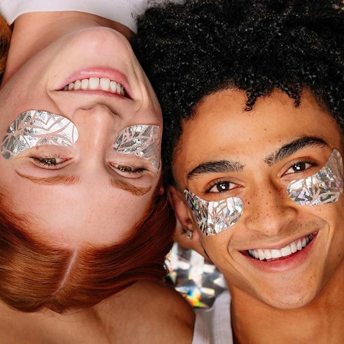 Vitamasques Diamond Eye Pads 3-Pack - Soothing and Rejuvenating Eye Patches Korean Skin Care Reduce Fine Lines, Puffiness & Dark Circles