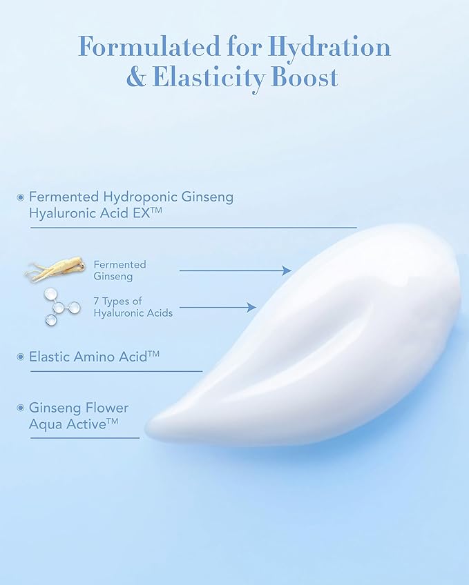 Sooryehan Water Spring Cream AD Amazon Set (Amazon Set, 4.2fl oz) - Korean Moisturizer Skincare for Deep Hydration Boost & Elasticity by LG Beauty. Fermented Ginseng, Hyaluronic Acid, Amino Acid.