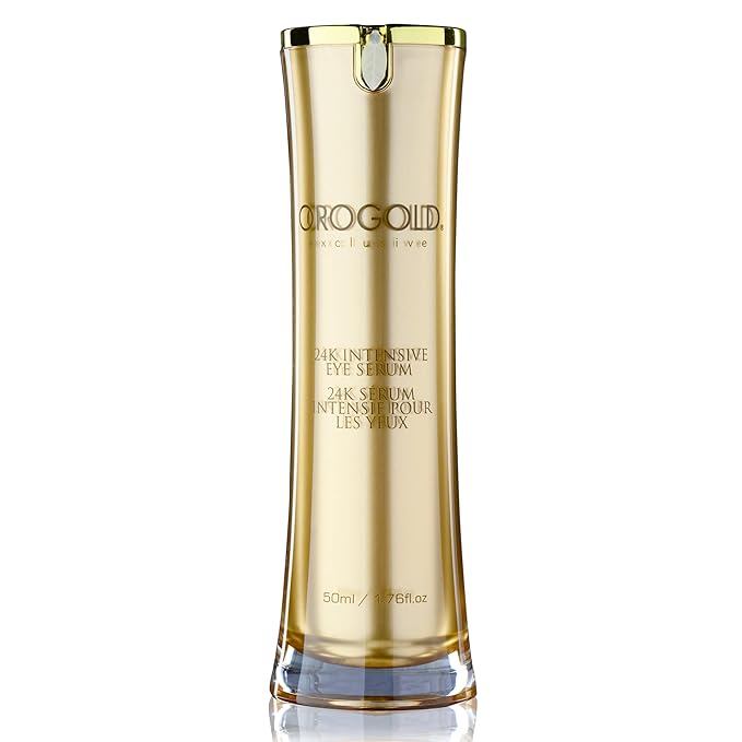 OROGOLD 24K Intensive Eye Serum - Under Eye Serum for Dark Circles, Puffiness - 1.76 Fl Oz