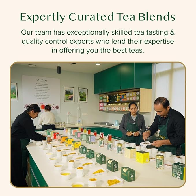 VAHDAM, Darjeeling Black Tea Bags (100 Count) High Caffeine, Non GMO, Gluten Free | Smooth & Sweet Tea With Distinguished Fruity Notes | Full Bodied