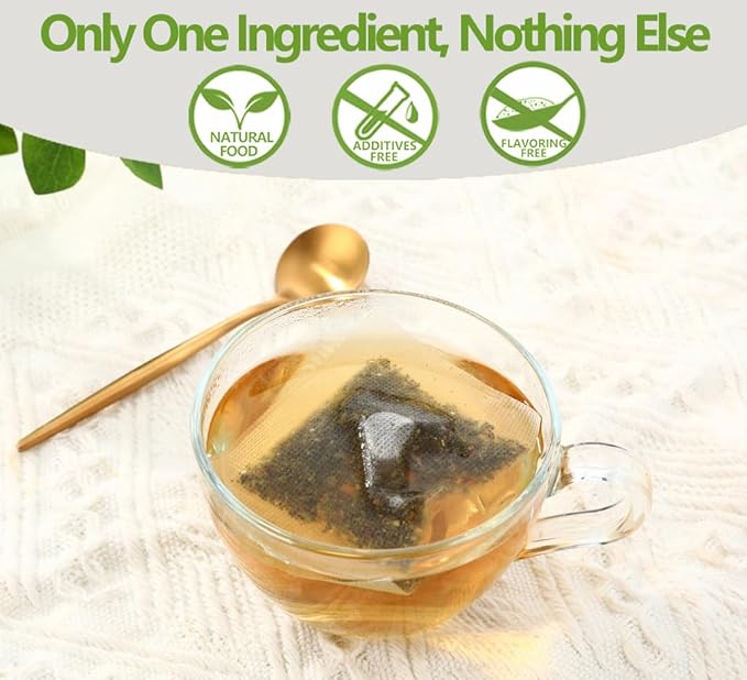 Premium 50 Sage Tea Bags, Made with 100% Natural Sage Leaves, No Additives & Caffeine Free.
