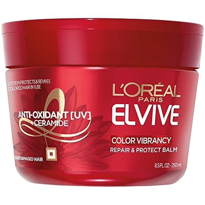 L'Oreal Paris Elvive Color Vibrancy Repair and Protect Balm, 8.5 fl; oz; (Packaging May Vary)