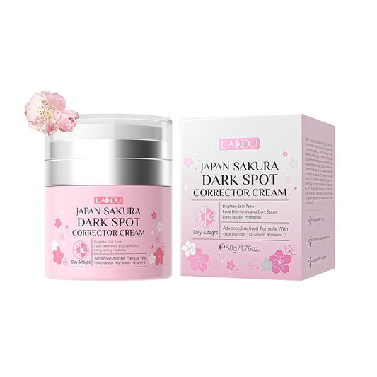 Day & Night Face Cream - JAPAN SAKURA Women Skincare Cream Moisturizer, Long-Lasting Hydration Glowing Skin (50ml)