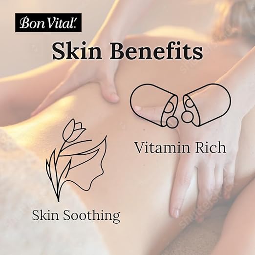 Bon Vital' Original Massage Gel for a Versatile Massage Foundation to Relax Sore Muscles and Repair Dry Skin, Superior Glide & Gentle Friction for Clients, 5 Gal, Label may Vary