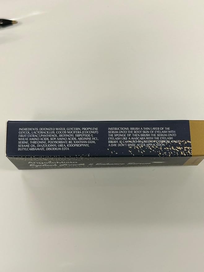 Eyelash Growth Serum: Eyelash Serum to Grow Lashes in 4 Weeks, for Longer & Fuller Eyelashes, 3ML
