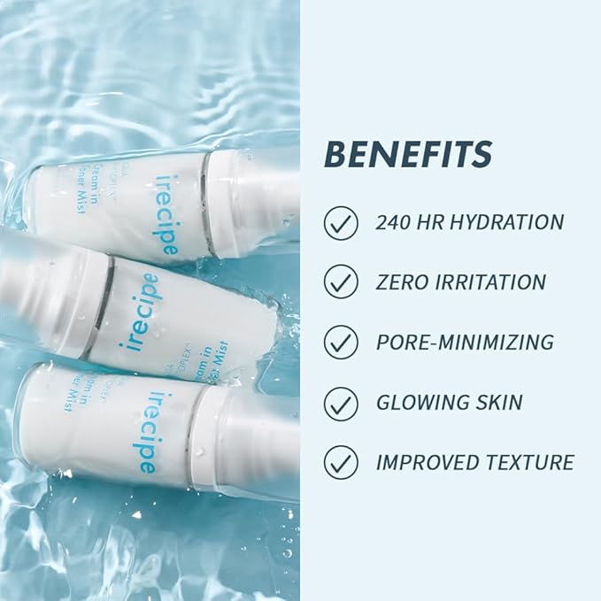 Aqua Phytoplex Cream in Toner Mist Long Lasting Deep Hydration, All-in-One Facial Mist for All Skin Type Unscented Clean Beauty, Vegan, Korean Skincare (60ml / 2.02 oz + 60ml Refill Pouch) (2)