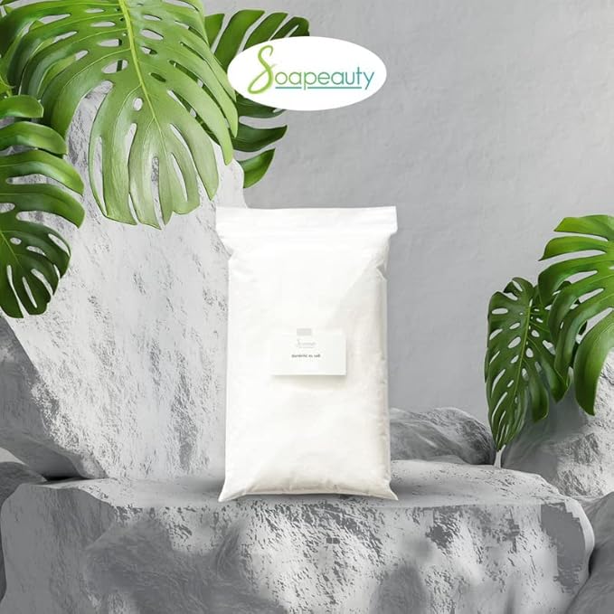 Soapeauty Dendritic Salt 8 OZ | Premium Fine Salt Grain Body Scrub, Milk Bath Exfoliant for Relaxation
