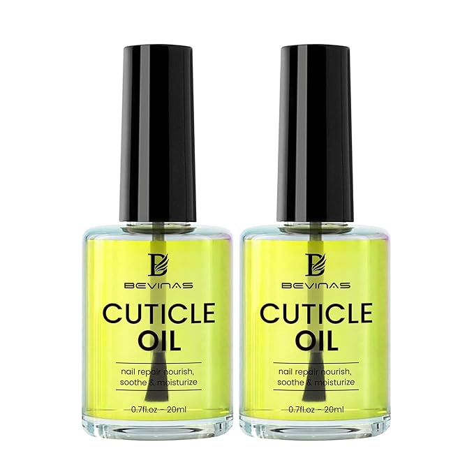 Cuticle Oil for Nails Organic Nail and Cuticle Oil Nail Oil Treatment for Damaged Nails Cuticle Repair 0.7oz 2Pack