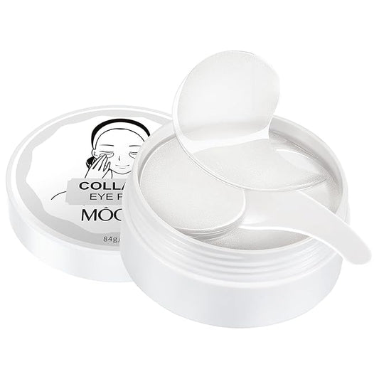 Under Eye Patch for Dark Circles and Puffy Eyes,Under Eye Masks Reduce Smooth Wrinkles and Under-eye Egg,Moisturizing Under Eye Pads For Women,Collagen Eye Mask Patch-60 Pcs