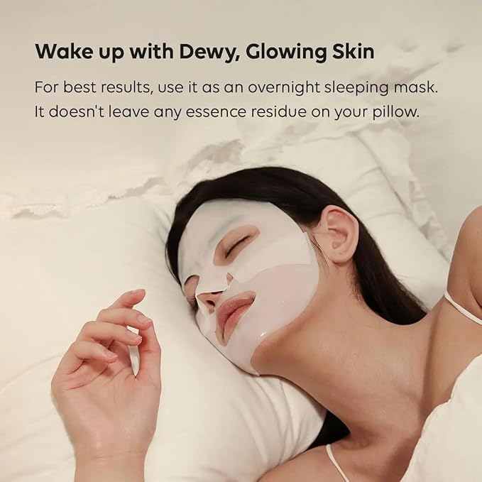 Hydrating Deep Collagen Mask, 45g x4, Hyaluronic Acid, Tightens Pores, Reduces Lines, Overnight