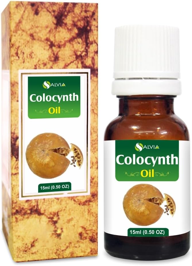 Salvia Colocynth Oil | Pure and Natural Cold-Pressed Oil | Hair Care (Hair Thickening, Improve Scalp Health) Skin Care (Moisturizes & Nourishes)- Cosmetic Grade - 15 ML