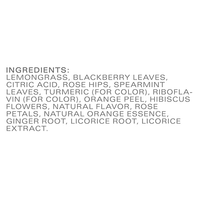 TAZO Wild Sweet Orange Tea Bags, Unsweetened Herbal Tea, Caffeine-Free, 120 Total Tea Bags (20ct - Pack of 6)