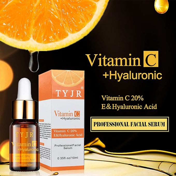 Vitamin C Face Serum - Dark Spot Remover Facial Vitamin C Serum with Hyaluronic Acid, Aloe Vera, & Vitamin E - Anti Aging Face Treatment for Dark Spots, Sun Damage, Fine Lines and Wrinkles