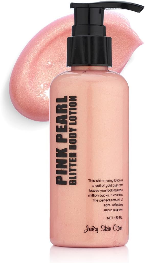 Pink Pearl Glitter Body lotion – Shimmer body Lotion