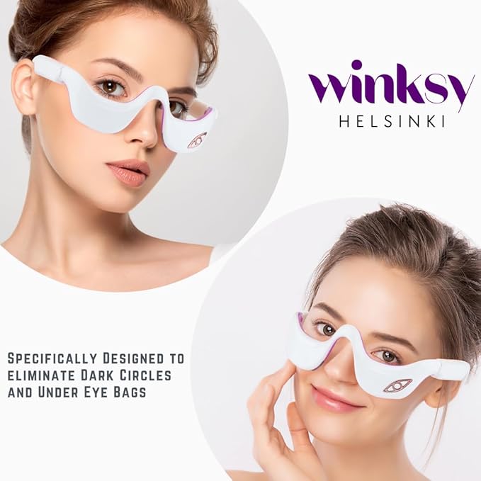 Winksy Eye Skin Care: Eliminate Dark Circles and Under Eye Bags Red Light Therapy