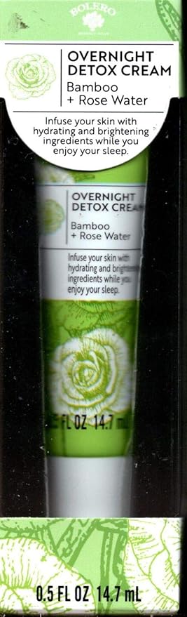 Overnight Detox Cream Bamboo + Rose Water 5fl oz (14.7ml)