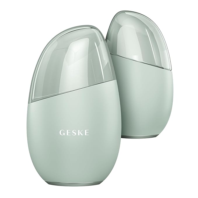 SmartAppGuided™ Cool & Warm Eye & Face Massager | 7 in 1 | Multi Massager | Face & Neck | Battery-free Cooling & Warming | Firms, Relaxes & De-Puffs Skin | Eye-Nose Area Targeted Design