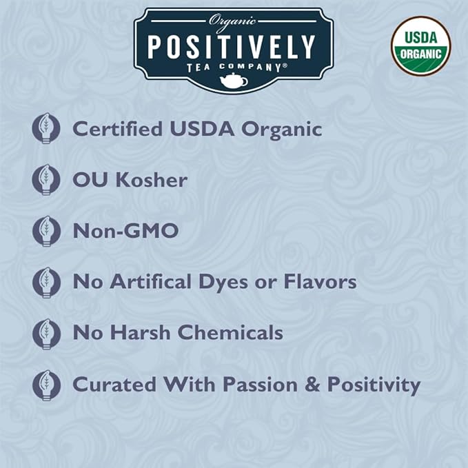 Organic Positively Tea Company, White Mimosa White Tea, Loose Leaf, 4 Ounce