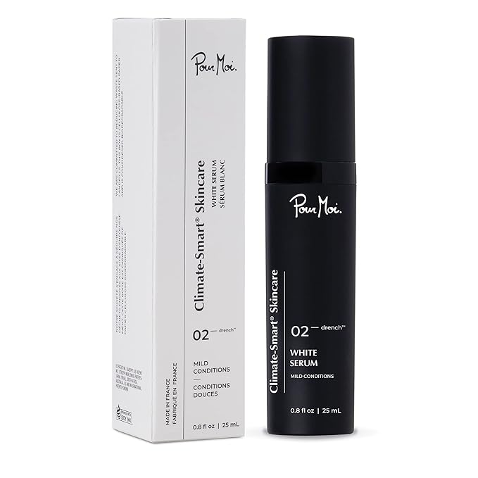 Pour Moi White Serum - Climate-Smart Anti-Aging with Retinol and Hyaluronic Acid, Fortified with Anti-Wrinkle Peptides and Vitamin A for Younger-Looking Skin in Mild Conditions