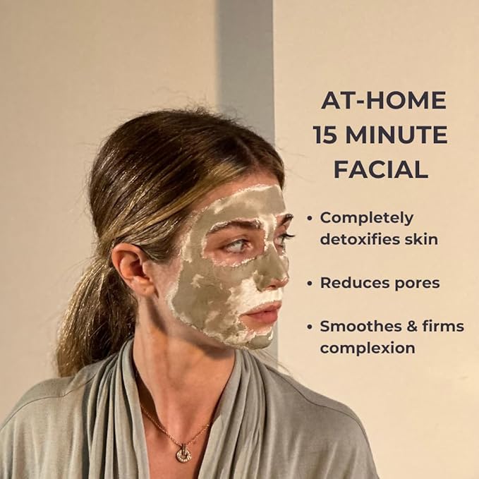 Face Mask - Pore Reducer - Detoxifying & Cleansing Clay Mask - 100% Organic - Spa Quality