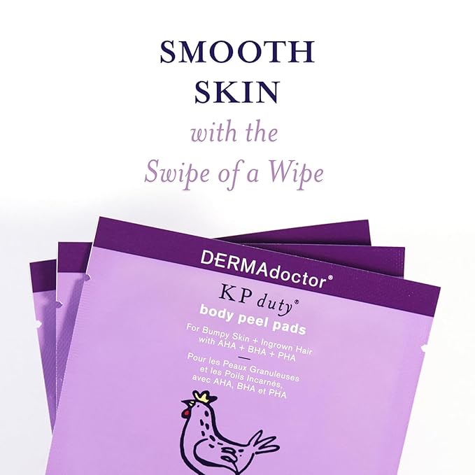 KP Bump Eraser Body Scrub with 10% AHA, Keratosis Pilaris Exfoliater with Glycolic and Lactic acids | Dermatologist Formulated – 10 Pack