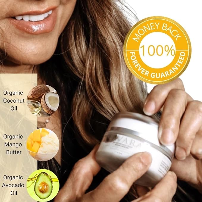 Anti Aging Face Moisturizer Cream, Natural Organic Firming Facial Lotion with Hyaluronic Acid, Shea Butter, Jojoba, Rosehip, and Kukui Oils, For Women And Men, Helps Reduce Wrinkles