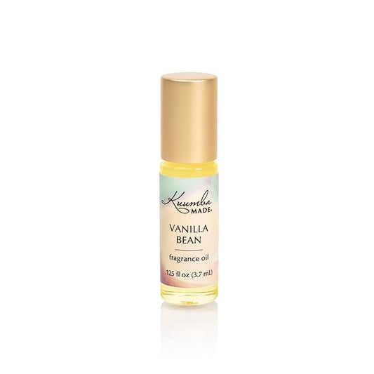 Kuumba Made Vanilla Bean Fragrance Oil Roll-On 0.125 fl oz (3.7ml) | Rollerball Perfume | Alcohol Free