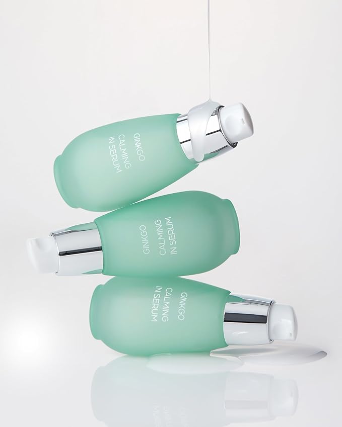 CHARMZONE Ginkgo Calming-in Serum – Korean Skincare for Sensitive Skin | Soothing & Hydrating Face Serum with Ginkgo Leaf Extract & Flavonoids for Protection & Revitalization (1.01 fl oz /30 ml)