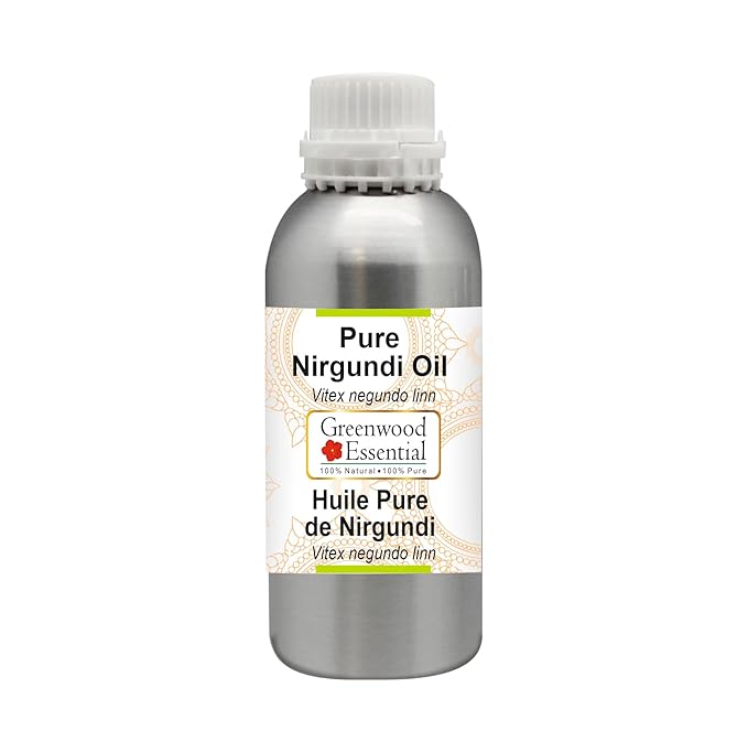 Pure Nirgundi Oil (Vitex negundo linn) 100% Natural Therapeutic Grade 300ml (10 oz)