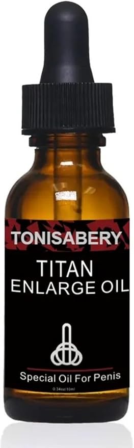 Tonisabery Enlarge Oil Red - Men's Herbal Massage Oil - Ginseng & Ginkgo Biloba Blend - 10ml