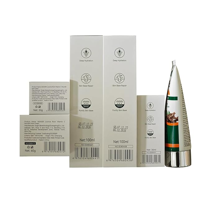 Licorice Skincare Set with Licorice Root Extract Locks in Moisture and Nourishes Skin, Valentine's Day & Holiday Set