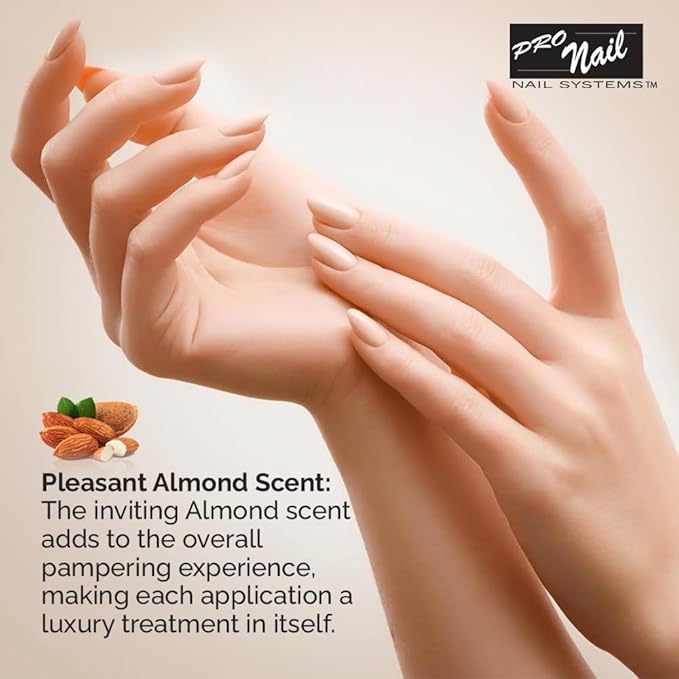 PRO NAIL - Cuticle Revitalizing Oil for Nails, Almond, 128 Oz - Professional Strength, Pedicure and Manicure - Moisturizes and Strengthens Nails and Cuticles