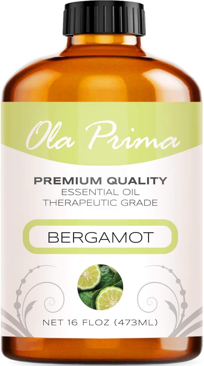 Ola Prima Oils 16oz - Bergamot Essential Oil - 16 Fluid Ounces