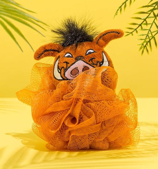 Mad Beauty Disney Lion King Simba Body Puff | Bath & Shower Accessory | Exfoliating Body Sponge | Gift for Kids, Adults, & Disney Fans