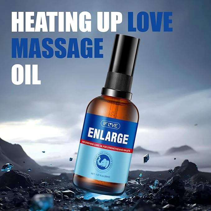 IF L VE Enlarge Oil, Growth Men's Energy Massage Oil, Sexual Enhancement, Strength Enhancement - 30ML