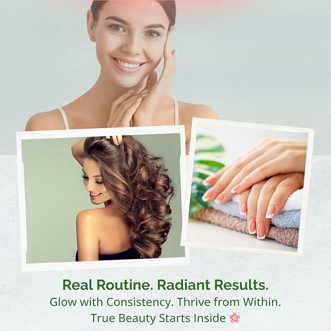 Plant-Based Collagen Booster - Vegan Support with Vitamin C, Amino Acids & Hyaluronic Acid - 700mg per Serving - Third-Party Lab Tested - Non-GMO, Gluten-Free, No Fillers - 60 Vegan Capsules