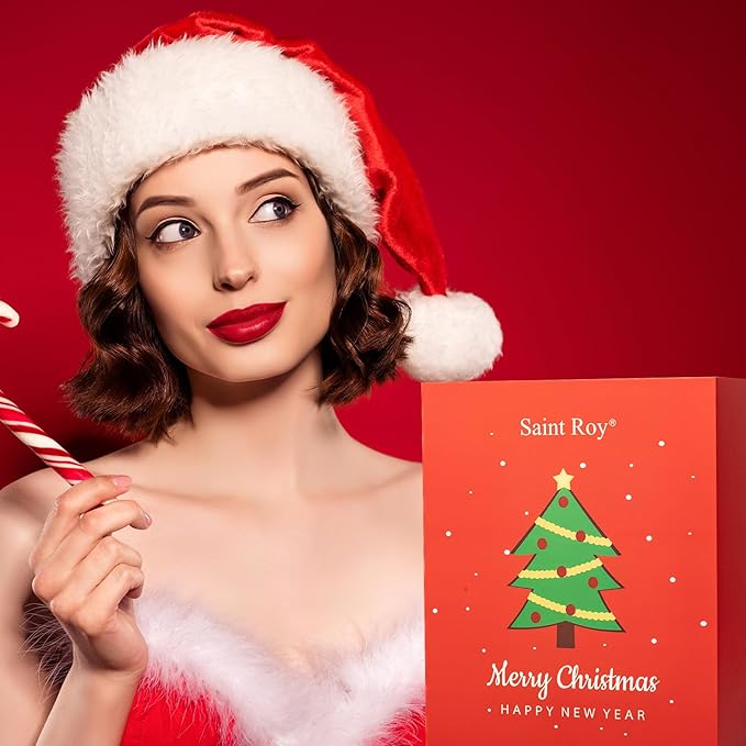 Christmas Gift Set, Bath and Body Gifts Sets for Women, Christmas Spa Gift Baskets for Women, Skincare Beauty Advent Calendar