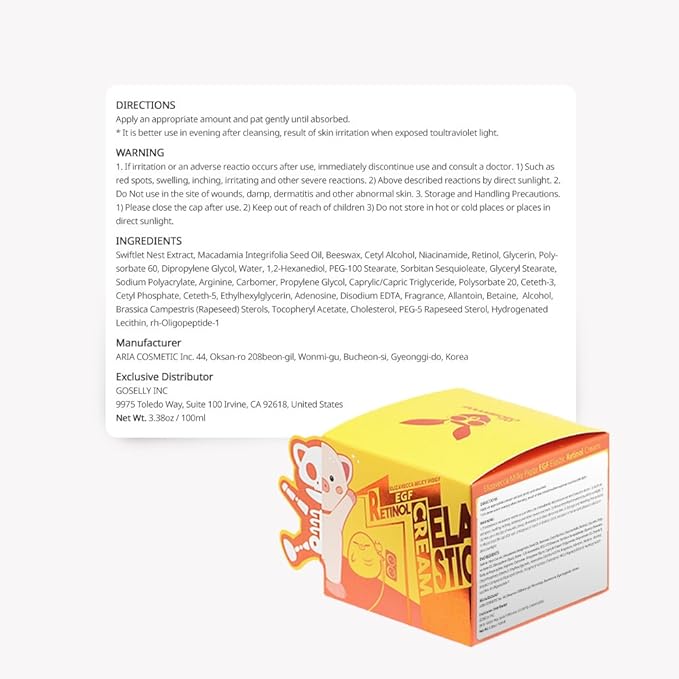 Elizavecca Milky Piggy Retinol Cream 100g/3.53 fl.oz. - Retinol Swiftlet Nest Extract (69.9%) |Face Cream |