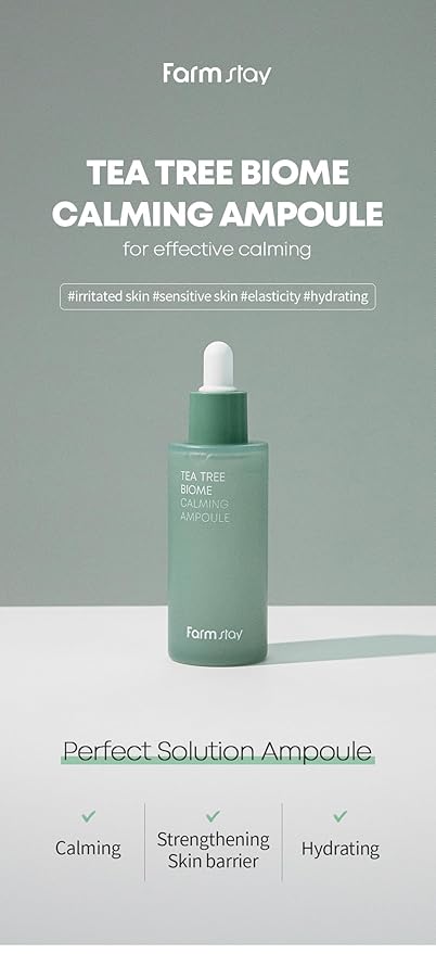 Farmstay Tea Tree Biome Calming Ampoule-50ml / 1.69 fl.oz. (Made in Korea)