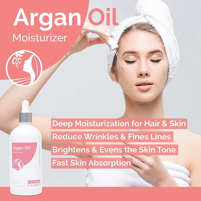 Fatima's Garden Argan Oil with Jasmine - Natural Moisturizer, 50ml