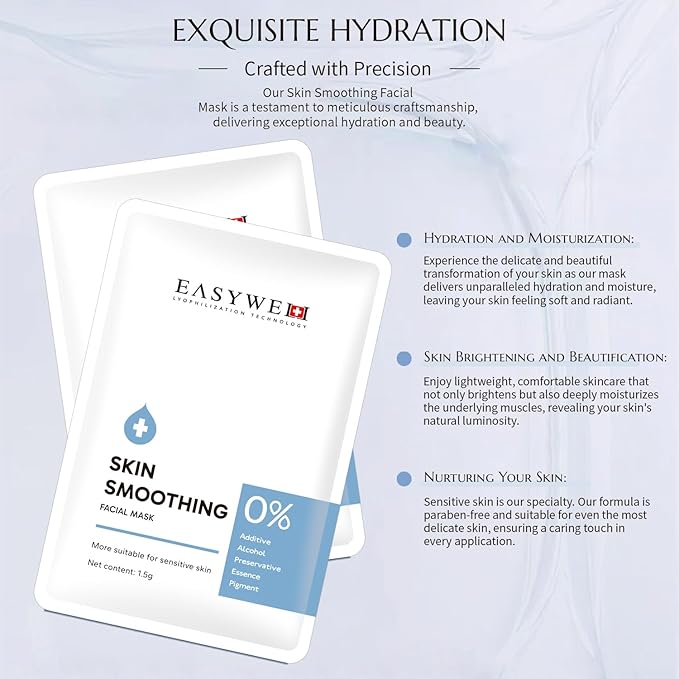 Bio-Collagen Facial Mask with Lyophilization Technology, 5pc Each