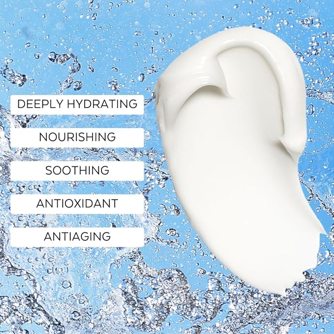 AQUATICA Hydra-Nourishing Night Cream with Caviar Extract, Reishi and CoQ10, 2oz. All natural gentle, soothing.